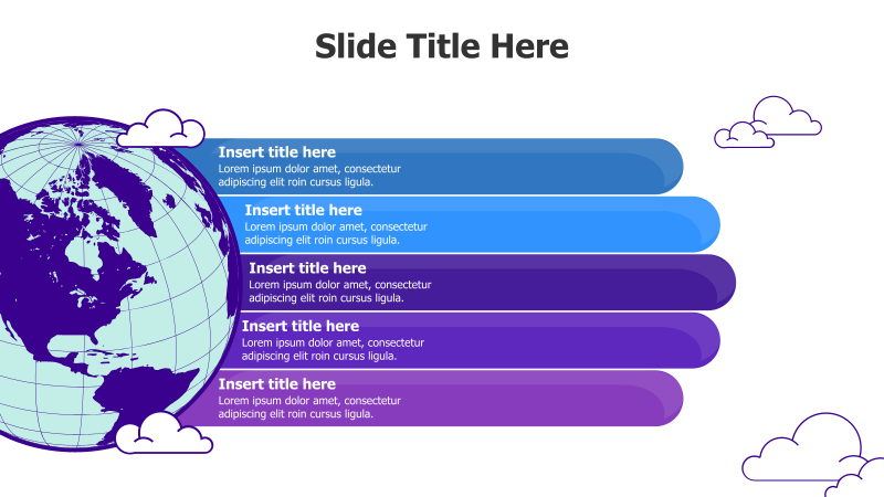 5-Point Global Strategy Infographic