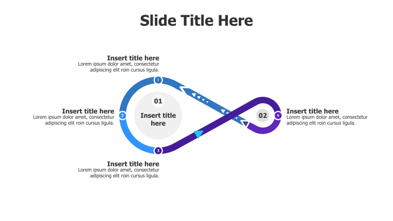 4-Point Infinity Loop Infographic