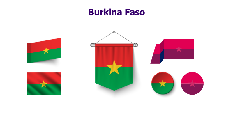 Burkina Faso Flag Variations