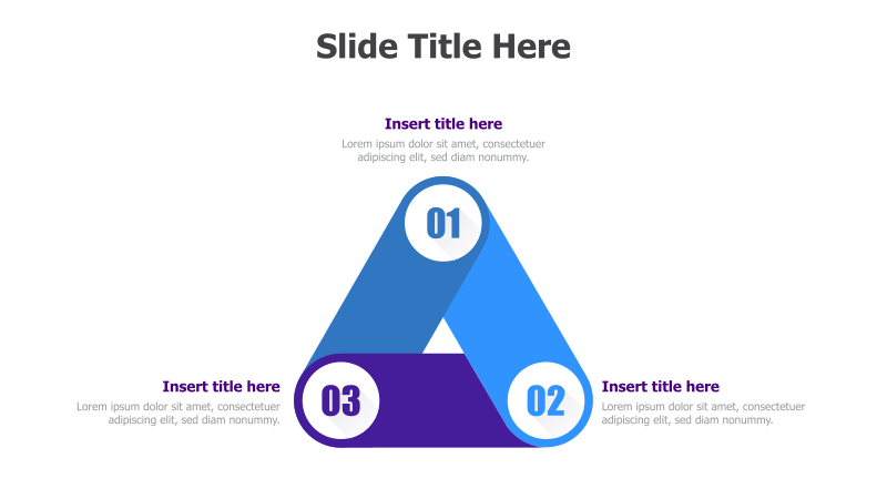 3-Step Triangle Diagram