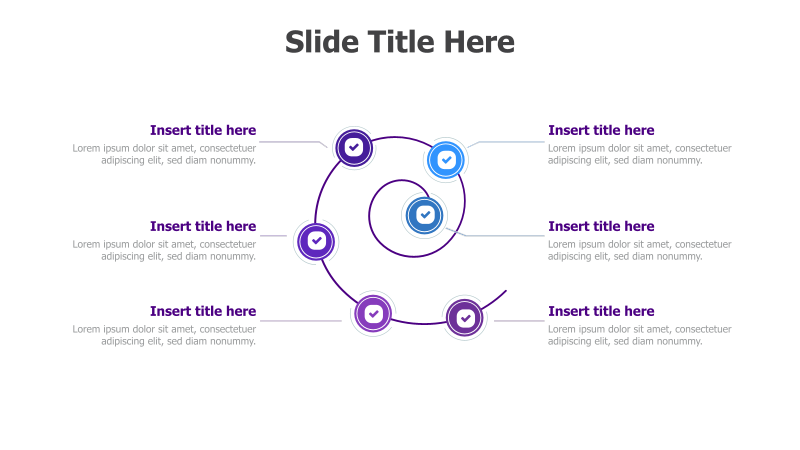 6-Point Spiral Process Diagram