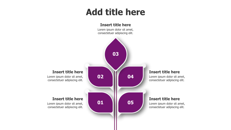 5-Point Tree Infographic