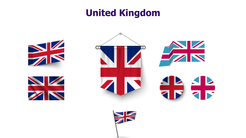 United Kingdom Flag Variations