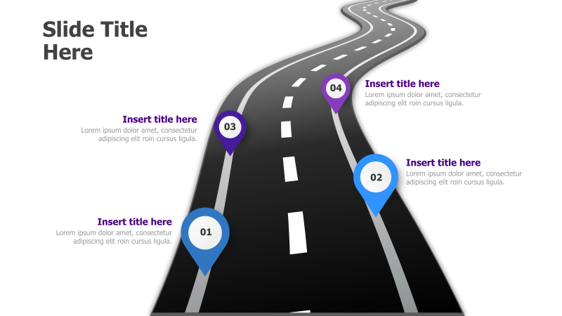 4-Step Roadmap Infographic