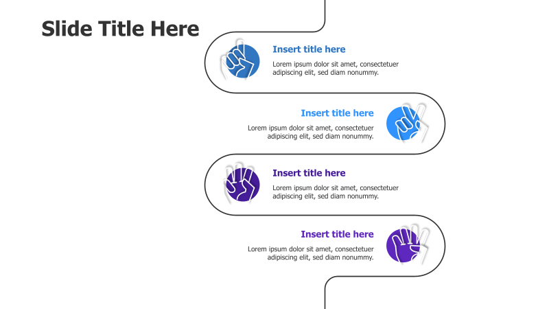 4-Point Finger Infographic