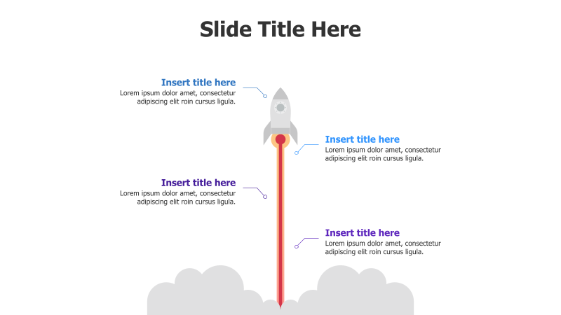 4-Point Rocket Launch Infographic