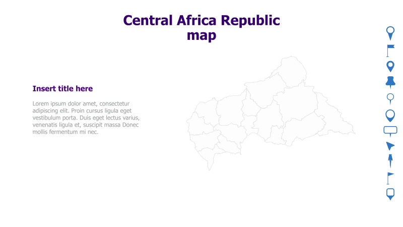 Central Africa Republic Map