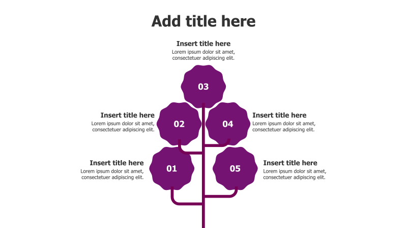 5-Point Tree Infographic