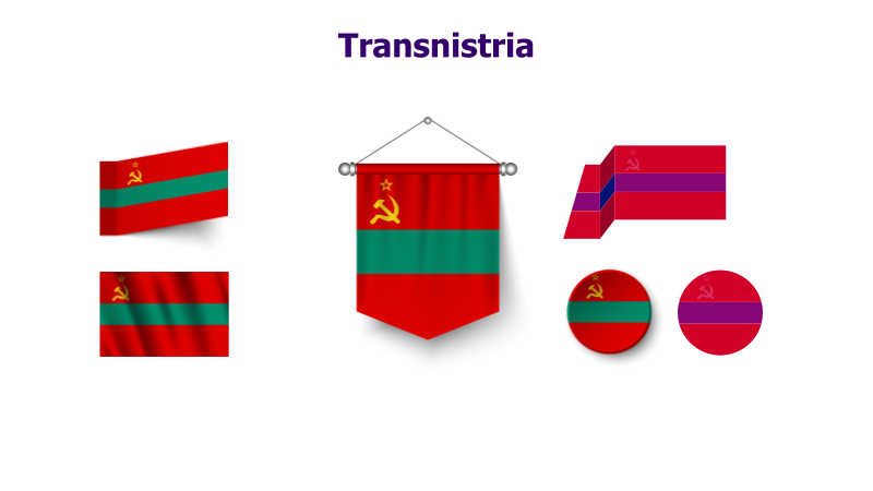 Transnistria Flag Variations