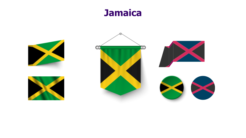 Jamaica Flag Variations