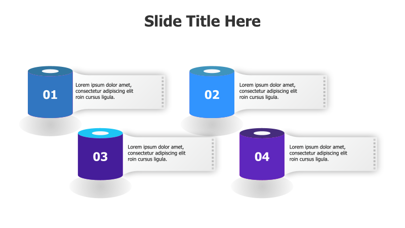 4-Step Photographic Film Roll Infographic