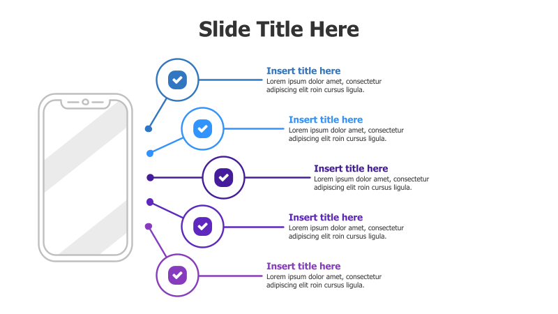 5-Step Process Flow from Smartphone