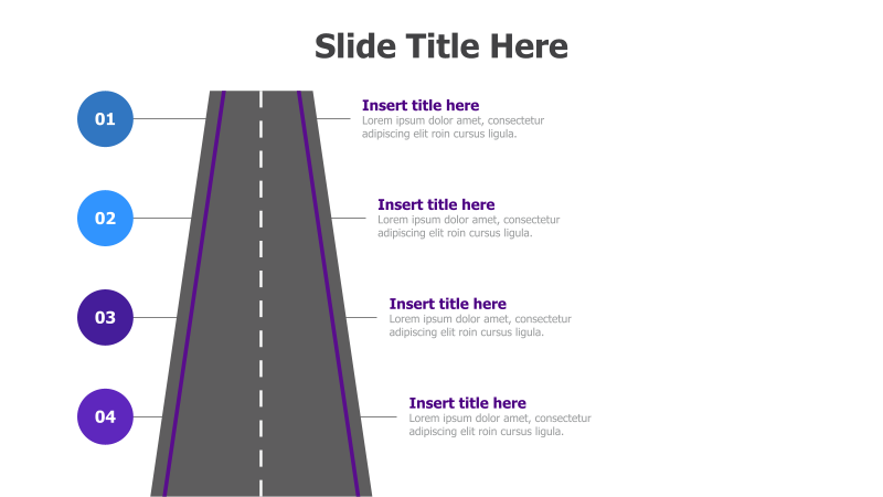 4-Step Roadmap Infographic