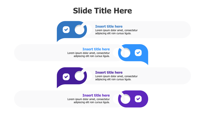 4-Point Label Infographic