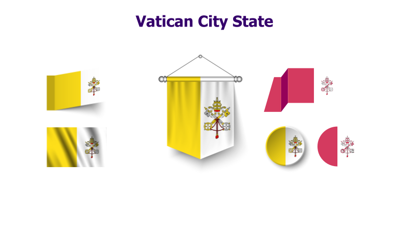 Vatican City State Flags Collection