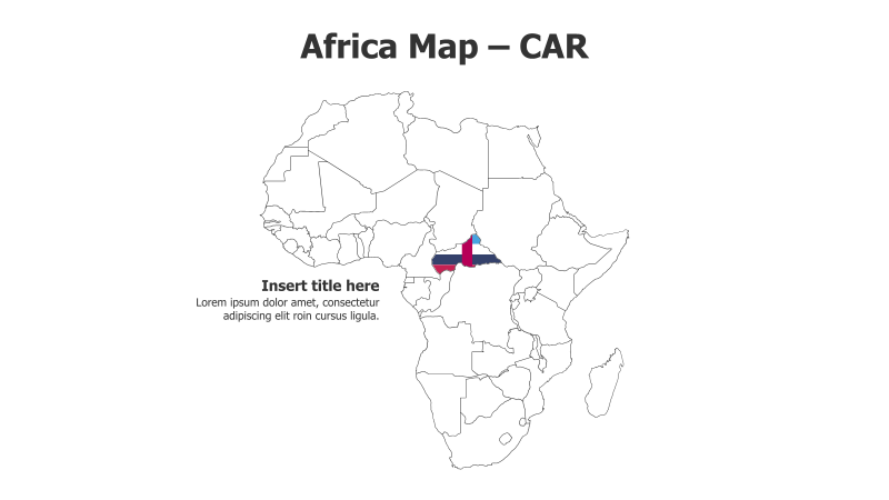 Africa Map - CAR