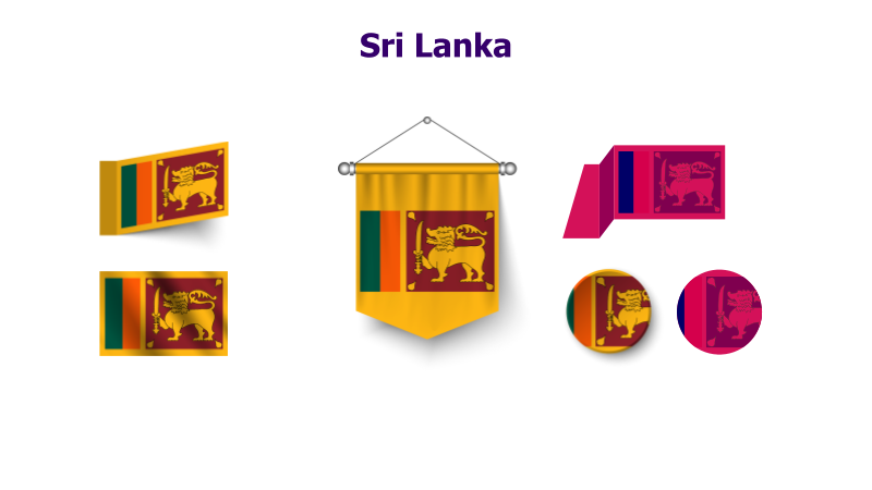 Sri Lanka Flag Variations