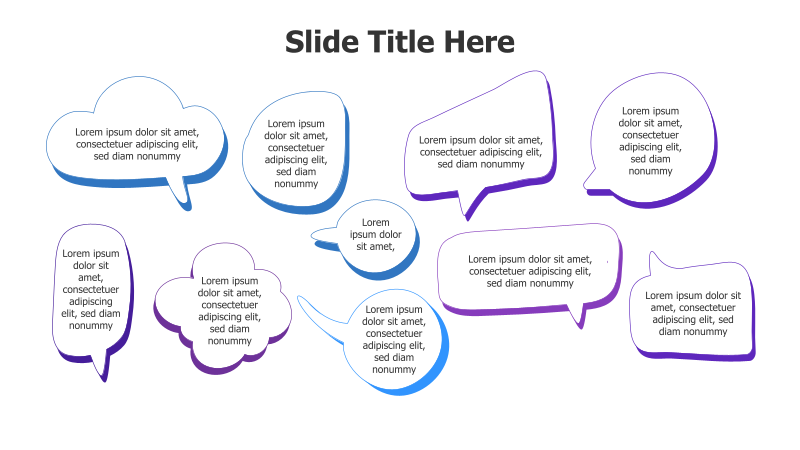 9-Point Speech Bubble Infographic