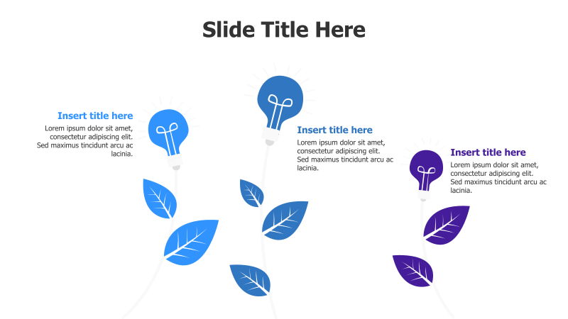 Three-Point Growth Concept with Leaves
