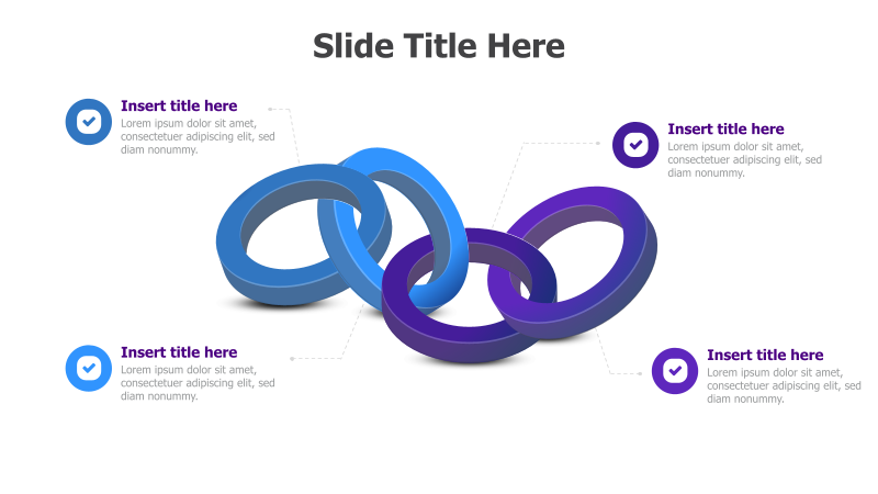 4 Interlocking 3D Chain