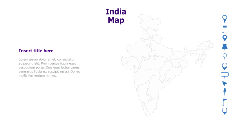 India Map Template