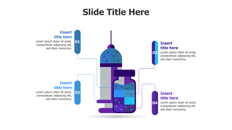 4 Points from a Medicine Tube Infographic