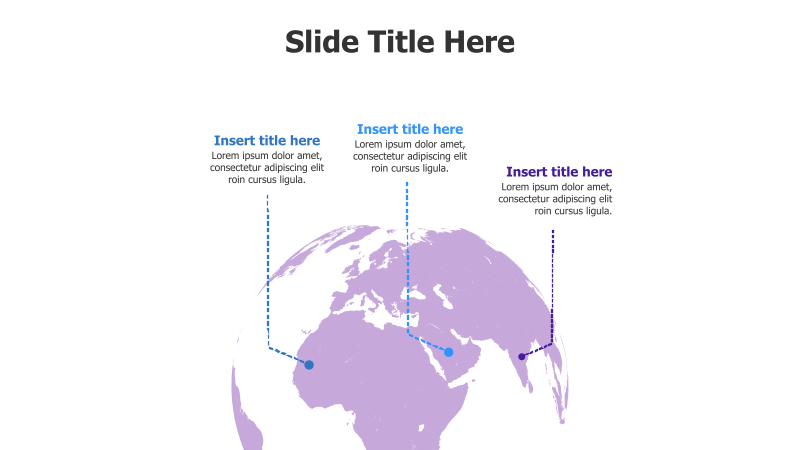 3-Point Global Connection Infographic