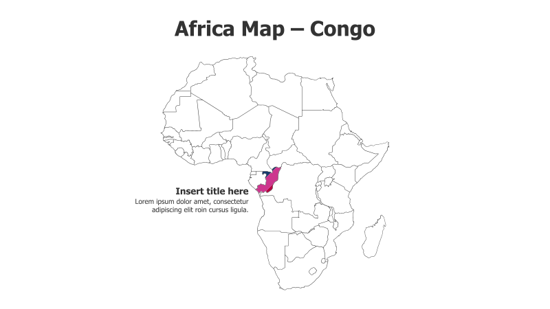 Africa Map - Congo
