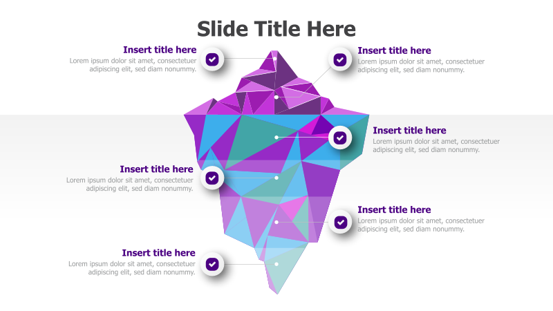 6-Point 3D Iceberg Diagram