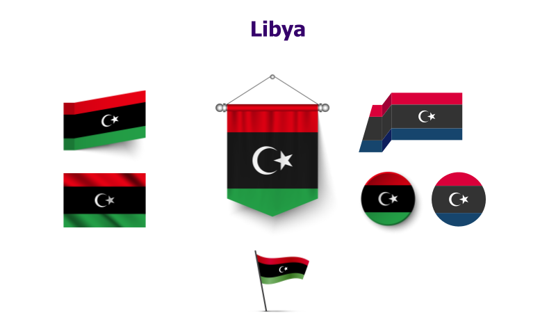 Libya Flag Variations
