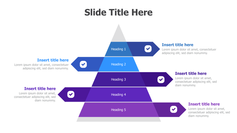 5-Level Pyramid Diagram