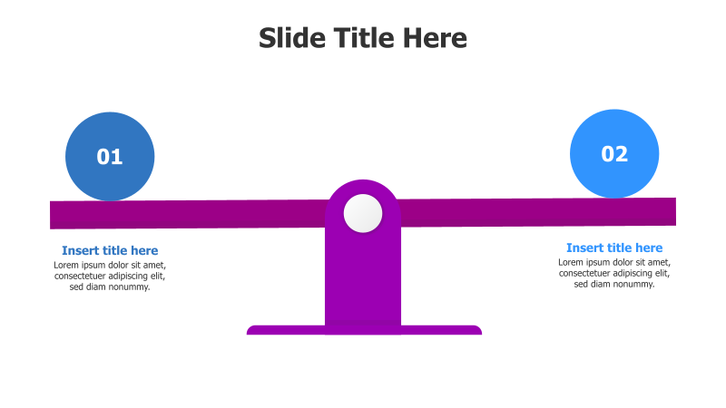 Balanced Comparison Infographic
