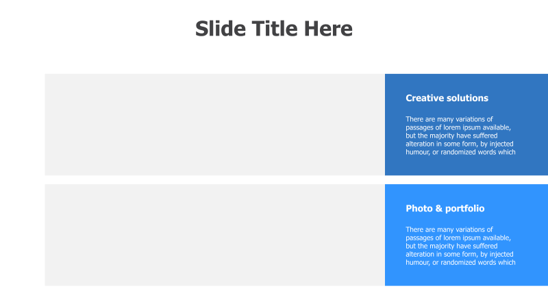 Two Content Blocks with Sidebar