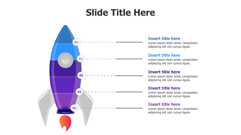 5-Step Rocket Launch Infographic