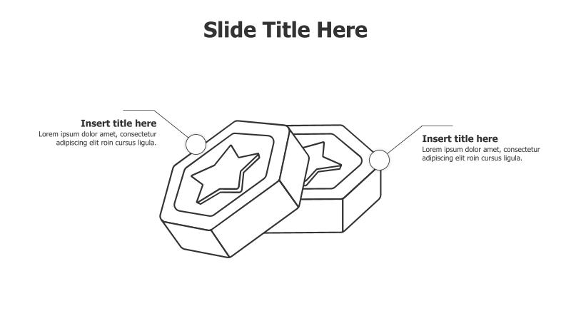 Dual Hexagon Comparison Diagram