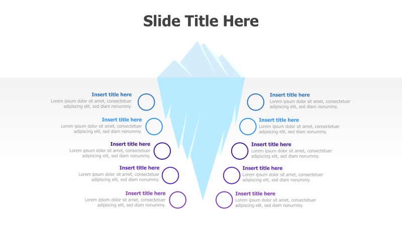 6-Point 3D Iceberg Diagram