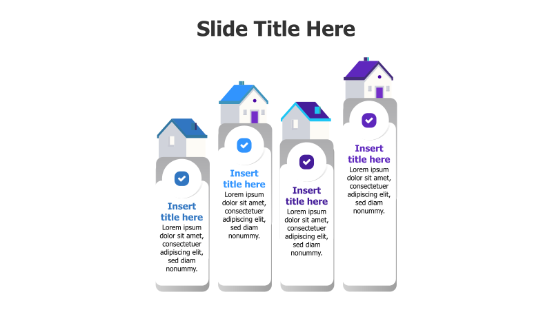 4-Step 3D Home Infographic