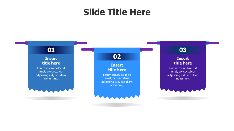 3 Hanging Banners Infographic