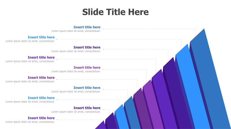 10-Level 3D Pyramid Diagram