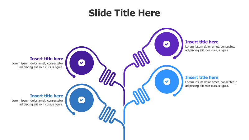 4-Point Connected Bulb Tree Infographic