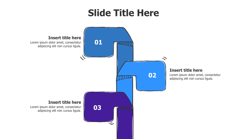 3-Point Twisted Doodle Labels