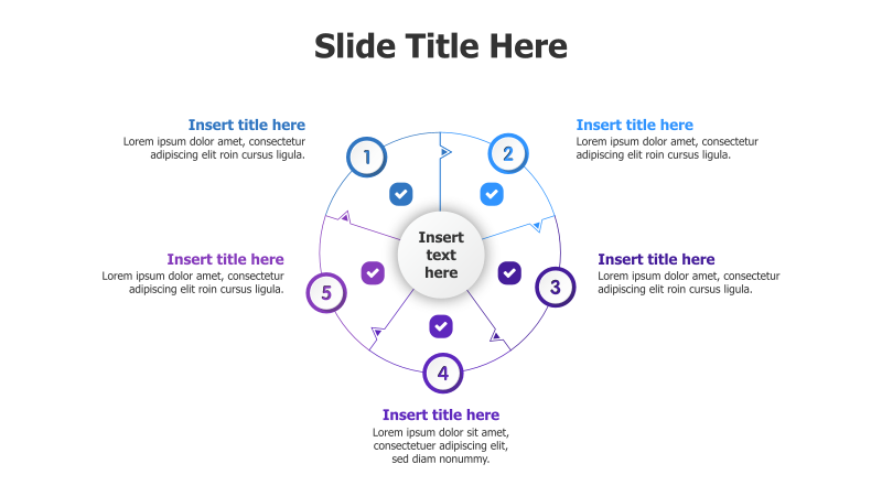5-Point Circular Process Flow