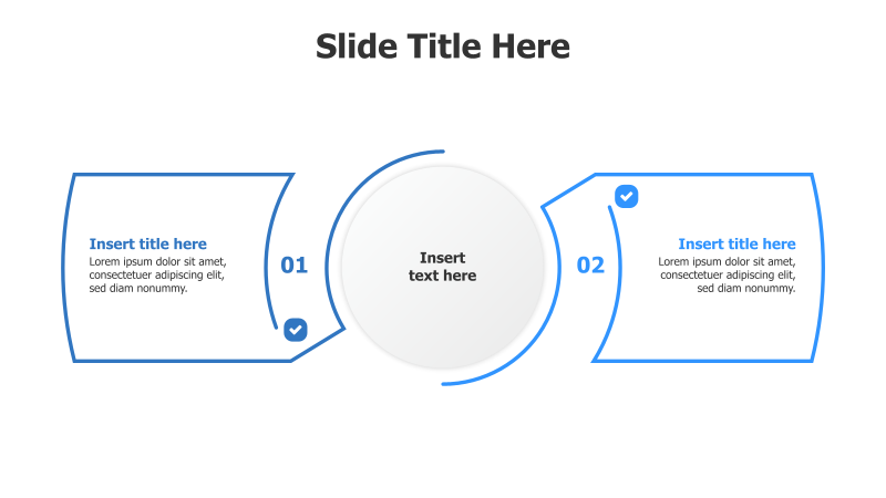 3-Point Circular Process with Icons