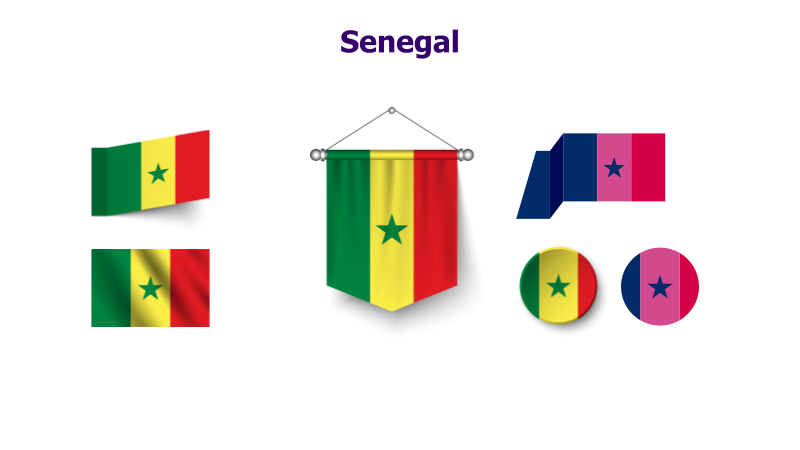Senegal Flag Variations