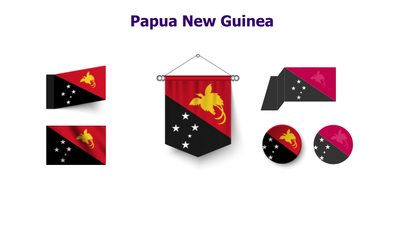 Papua New Guinea Flag Variations