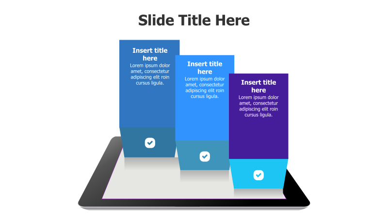 3-Step Tablet Infographic