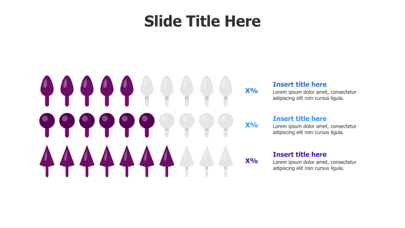 3-Level Editable Tree Chart Infographic