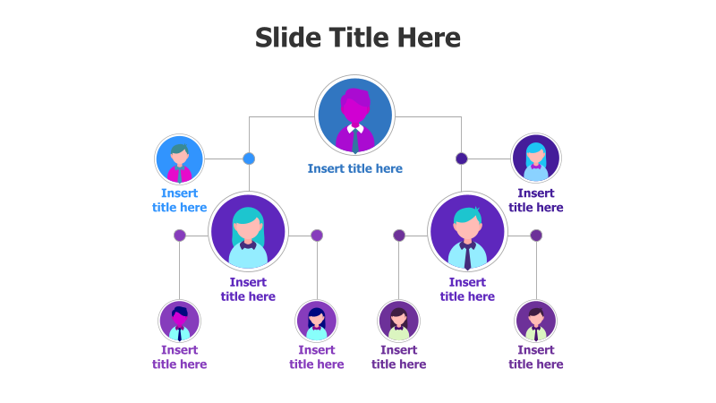 6-Point Employee Organizational Chart