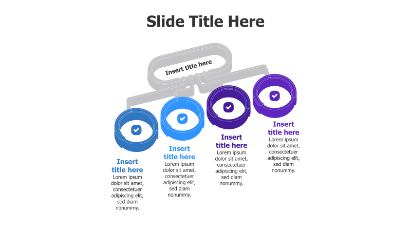 4-Point Perspective Branching Infographic