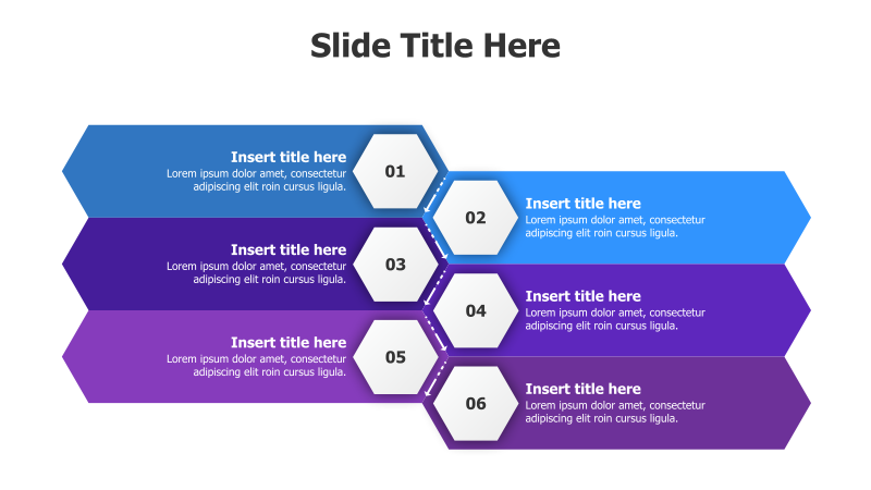 6-Step Hexagonal Process Flow
